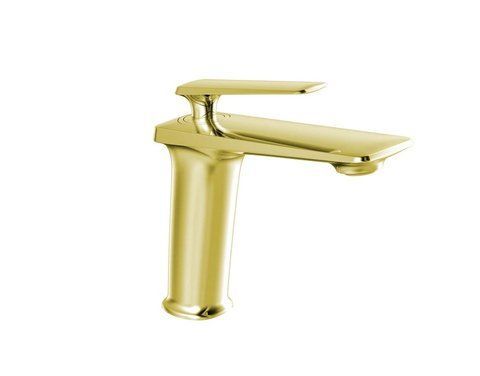 Змішувач для раковини (умивальника) MEXEN PURUS GOLD золотий низький MEX-745800-50 фото