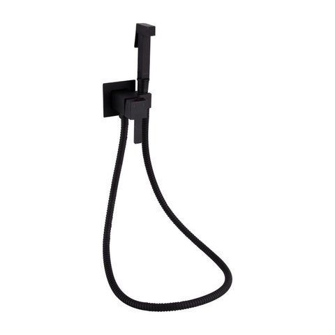 Набор для гігієнічного душу Qtap Inspai-Varius прямокутний QT259710842859NB Black Matt SD00048969 фото