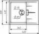 Гранитная мойка для кухни VALESO ZIRKONE 6250 матовая Графит 49127 фото 2