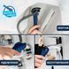 Смеситель для раковины Grohe QuickFix Dice S-Size 1018560000 с донным клапаном CV036195 фото 5