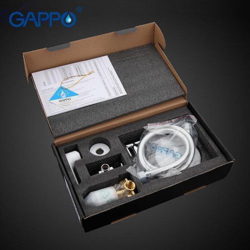 Встраиваемый гигиенический душ GAPPO G7248, белый/хром 464 фото