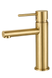 Змішувач для раковини VBI LIRIO BRUSHED GOLD низький VBI-050500BG фото 1