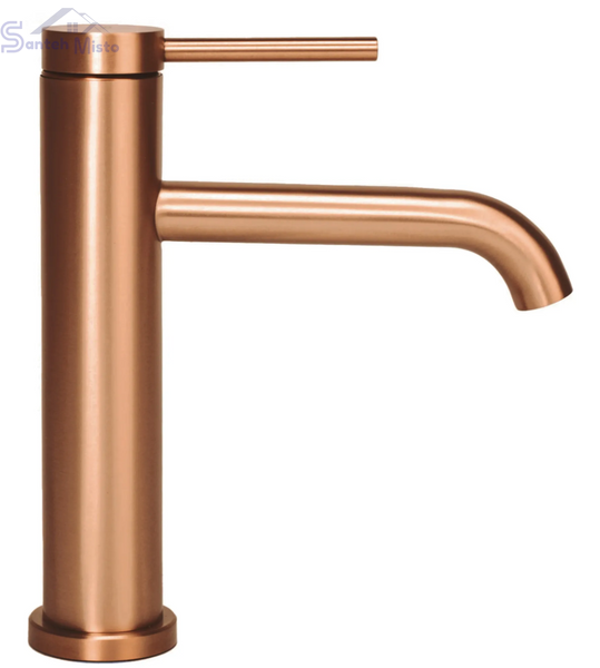 Смеситель для раковины (умывальника) REA CLIF BRUSHED COPPER низкий REA-B2087 фото