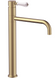 Смеситель для раковины (умывальника) REA SERRA BRUSHED GOLD высокий REA-B1145 фото 1