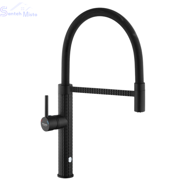 Комплект кухонной мойки&nbsp;Kroner KRP Schwarze - 50[50HM PVD (3.0/1.0 мм)&nbsp; SM701 фото