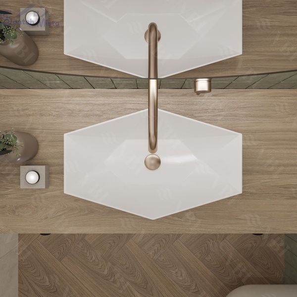 Умывальник (раковина) VBI VENEZIA S WHITE накладной VBI-012401 фото