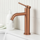 Смеситель для раковины (умывальника) REA CLIF BRUSHED COPPER низкий REA-B2087 фото 2