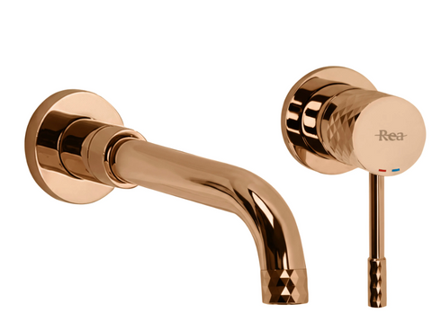 Змішувач для раковини REA LUNGO DIAMOND COPPER + BOX прихованого монтажу REA-B0540 фото