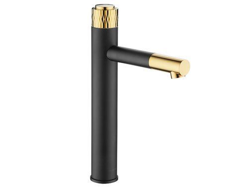 Змішувач для раковини (умивальника) MEXEN DIAMOND BLACK GOLD високий MEX-71510-75 фото