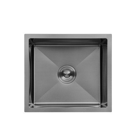 Кухонна мийка Kroner KRP Schwarze - 4843HM PVD (3.0/1.0 мм) CV022792 фото