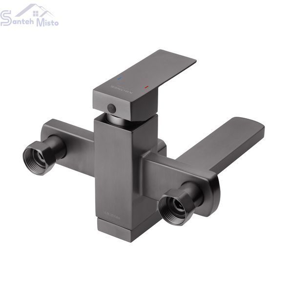Смеситель для ванны Kroner KRP Edelstahl Kubus - PVD070 CV035908 фото