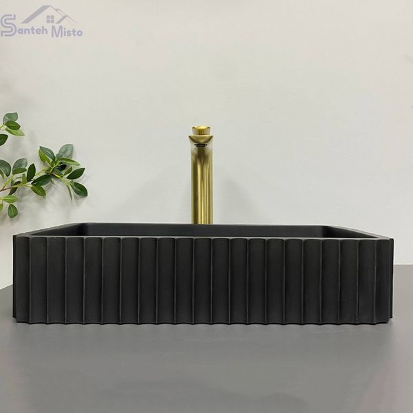 Умывальник (раковина) VBI FLORENTIA BLACK MATT накладной VBI-015001 фото