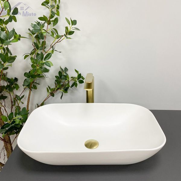Умивальник (раковина) VBI AVEZZANO WHITE MATT накладний VBI-014400 фото