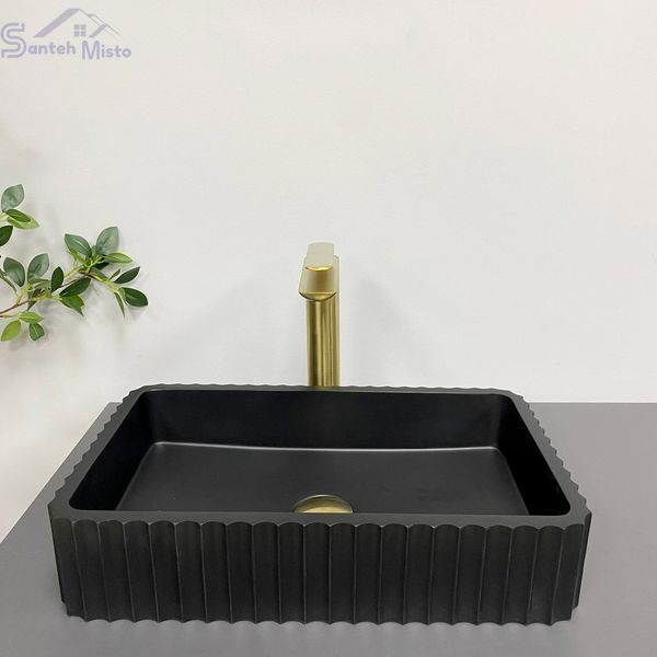 Умывальник (раковина) VBI FLORENTIA BLACK MATT накладной VBI-015001 фото