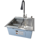 Комплект кухонної мийки Kraft KRF 5050 decor (3.0/1.0 мм) SM2074 фото 1