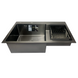 Комплект кухонной мойки KRP Schwarze - 7848RHM PVD SM1215 фото 8