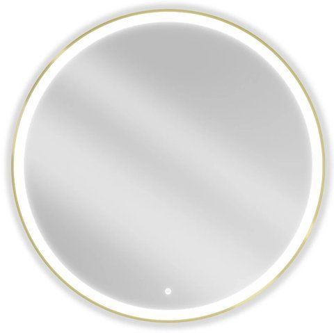 Дзеркало MEXEN ESSO 100 GOLD LED кругле MEX-9825-100-100-611-50 фото