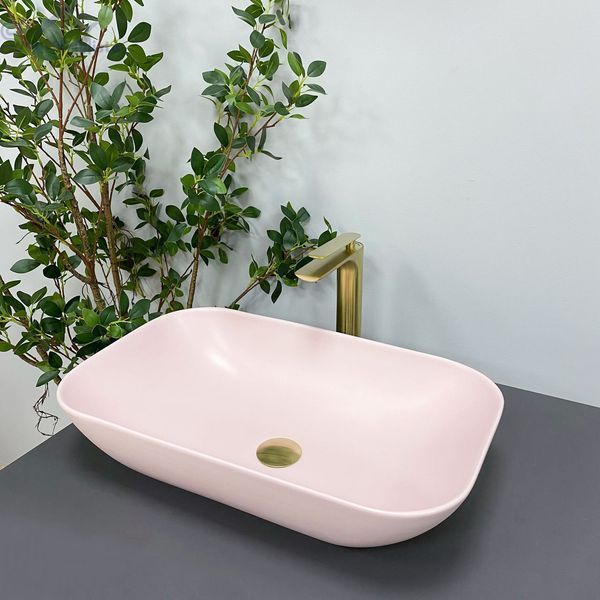 Умивальник (раковина) VBI AVEZZANO PINK MATT накладний VBI-014405 фото