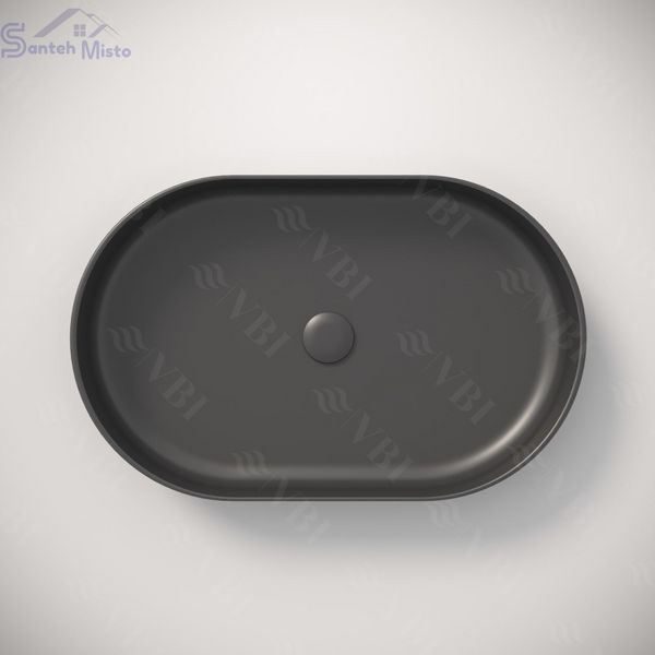 Умивальник (раковина) VBI VERONA 60 BLACK MATT накладний VBI-011303 фото