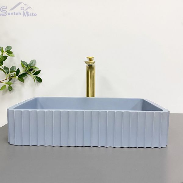 Умывальник (раковина) VBI FLORENTIA BLUE MATT накладной VBI-015003 фото