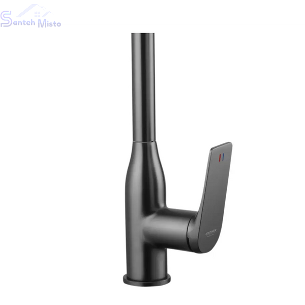 Комплект кухонної мийки KRP Schwarze - 7848RHM PVD SM0881 фото