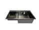 Комплект кухонної мийки KRP Schwarze - 7848RHM PVD SM0881 фото 4