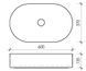 Умивальник (раковина) VBI VERONA 60 BLACK MATT накладний VBI-011303 фото 6