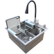 Комплект кухонной мойки Kraft HM 5448 DECOR (3.0/1.0 мм) SM60448 фото 1