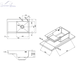 Комплект кухонної мийки KRP Schwarze - 7848RHM PVD SM0881 фото 7