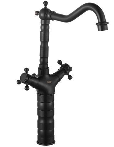 Смеситель для кухни REA RUSTICO BLACK черный REA-B5520 фото