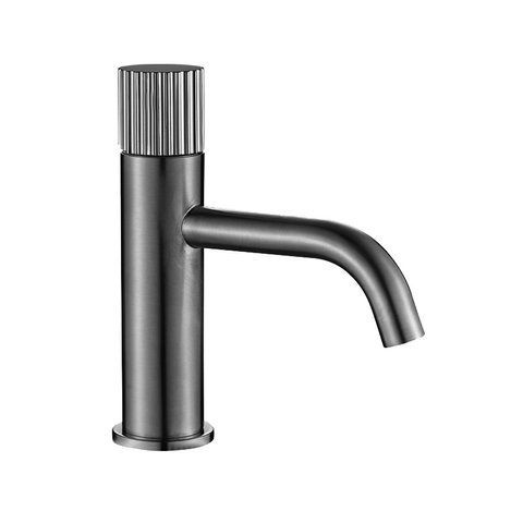 Змішувач для раковини VBI MILANO TRE GRAPHITE низький VBI-050100GR-H03GR фото