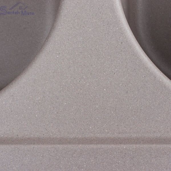 Гранитная мойка для кухни Platinum 7950 Equatoria матовая Дюна 41196 фото