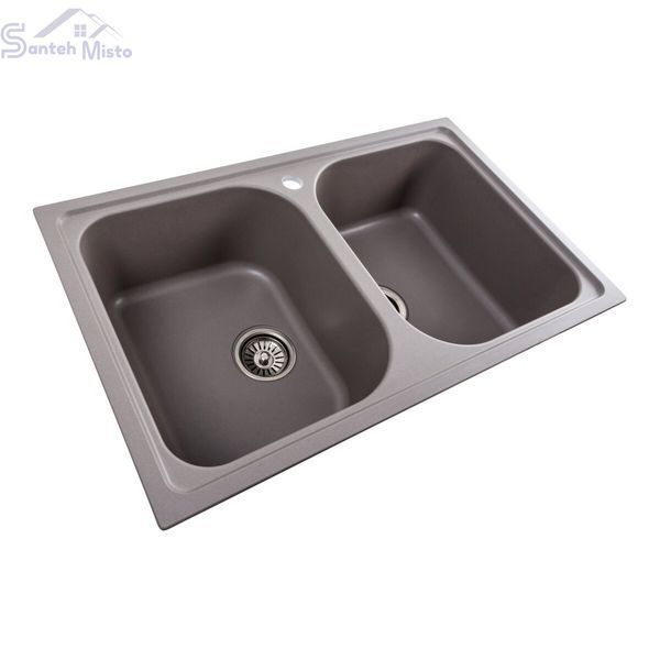 Гранитная мойка для кухни Platinum 7950 Equatoria матовая Дюна 41196 фото
