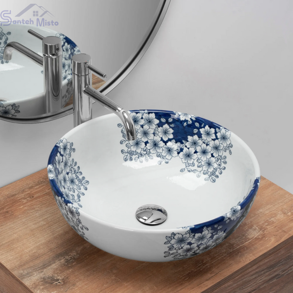Умывальник (раковина) REA FIORI WHITE белый накладной * REA-U6520 фото