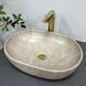 Умывальник (раковина) VBI MODENA S BEIGE STONE MATT накладной VBI-012003 фото 1
