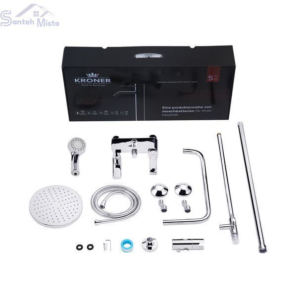 Душевая система Kroner KRP Basis - C063 CV024306 фото
