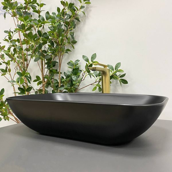 Умывальник (раковина) VBI AVEZZANO BLACK MATT накладной VBI-014401 фото