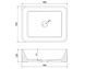 Умивальник (раковина) MEXEN CATIA WHITE DIAMOND GOLD накладний MEX-21314809 фото 6