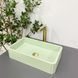 Умывальник (раковина) VBI FLORENTIA LIGHT GREEN MATT накладной VBI-015004 фото 1