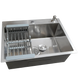 Комплект кухонної мийки Kraft KRF 6045 DECOR (3.0/1.0 мм) SM5009 фото 3