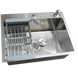 Комплект кухонної мийки Kraft KRF 6045 DECOR (3.0/1.0 мм) SM5009 фото 2