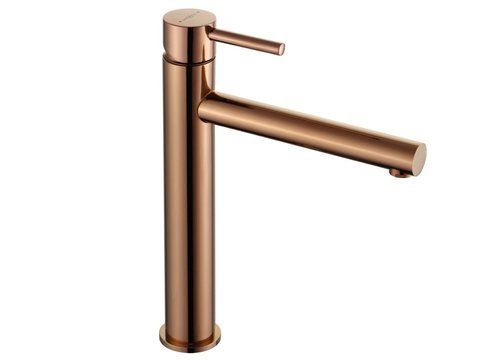 Змішувач для раковини (умивальника) MEXEN ELBA ROSE GOLD рожеве золото високий MEX-74110-60 фото