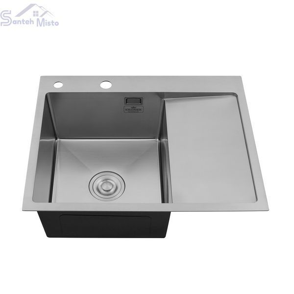 Кухонная мойка Kroner KRP Geb&uuml;rstet - 6350LHM (3.0/1.0 мм) CV031320 фото