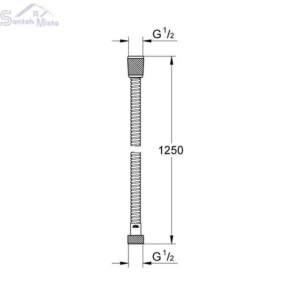 Шланг для душа Grohe VitalioFlex Metal Long-Life 1250 мм 22106000 CV033726 фото
