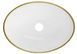 Умывальник (раковина) MEXEN ELZA WHITE GOLD EDGE накладной * MEX-21014005 фото 5