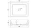 Умывальник (раковина) MEXEN CATIA GOLD WHITE накладной MEX-21314806 фото 6