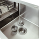 Кухонна мийка Kraft Handmade HM78х48 AR satin(3.0/1.0 мм) крило зліва SM12 фото 5