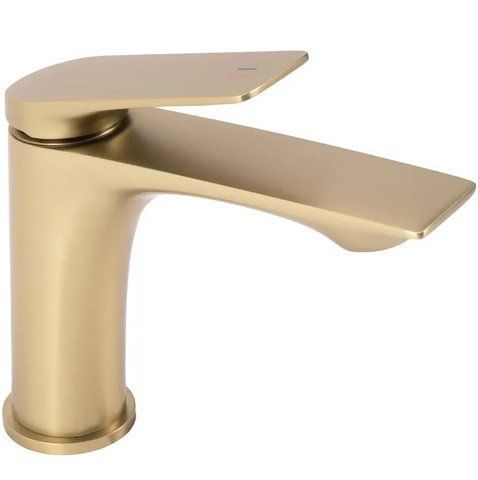 Змішувач для раковини (умивальника) REA AVALON BRUSHED GOLD низький REA-B2703 фото
