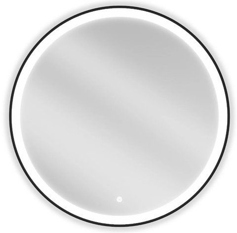 Дзеркало MEXEN ESSO 80 BLACK LED кругле MEX-9825-080-080-611-70 фото