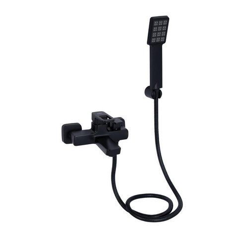 Змішувач для ванни Lidz Wawel 006 (з душовим гарнітуром) (k35) LDWAW006BLA45393 Black 2200499932 фото